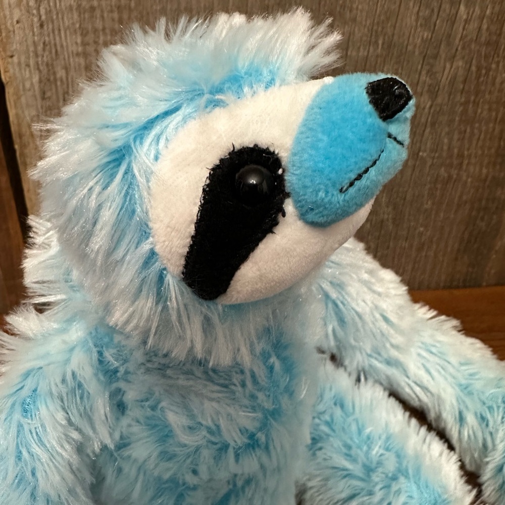 Kellytoy Long Arm Plush Sloth in Frosted Blue 22” Stuffed Animal - Picture 7 of 16
